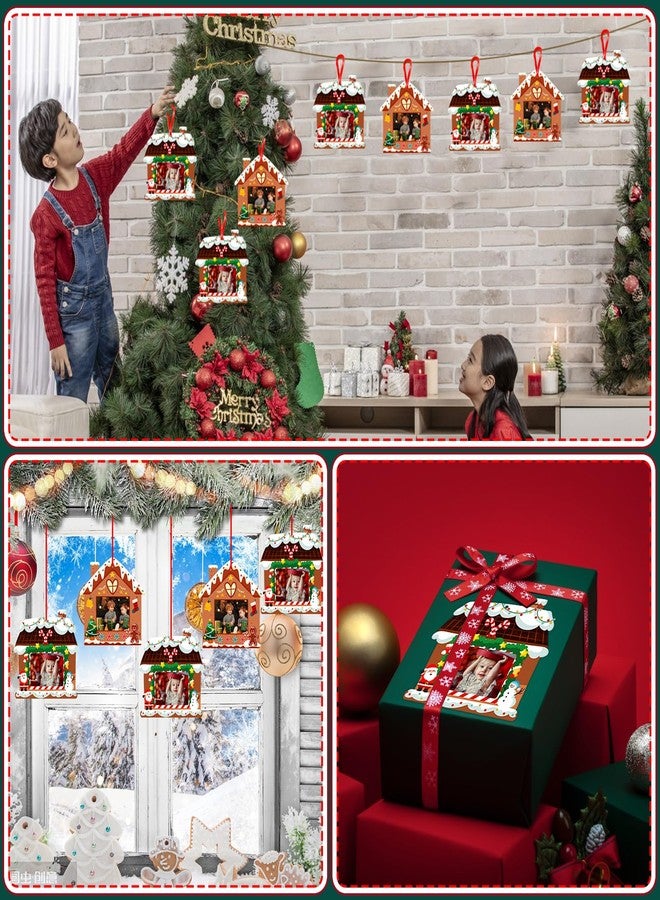 D4DREAM Christmas Craft Stickers for Kids - 12 pcs Picture Frame Craft Kits for Decor DIY Gingerbread Candy Crafts - New Year Party Supplies Home Classroom Activities - Image 4